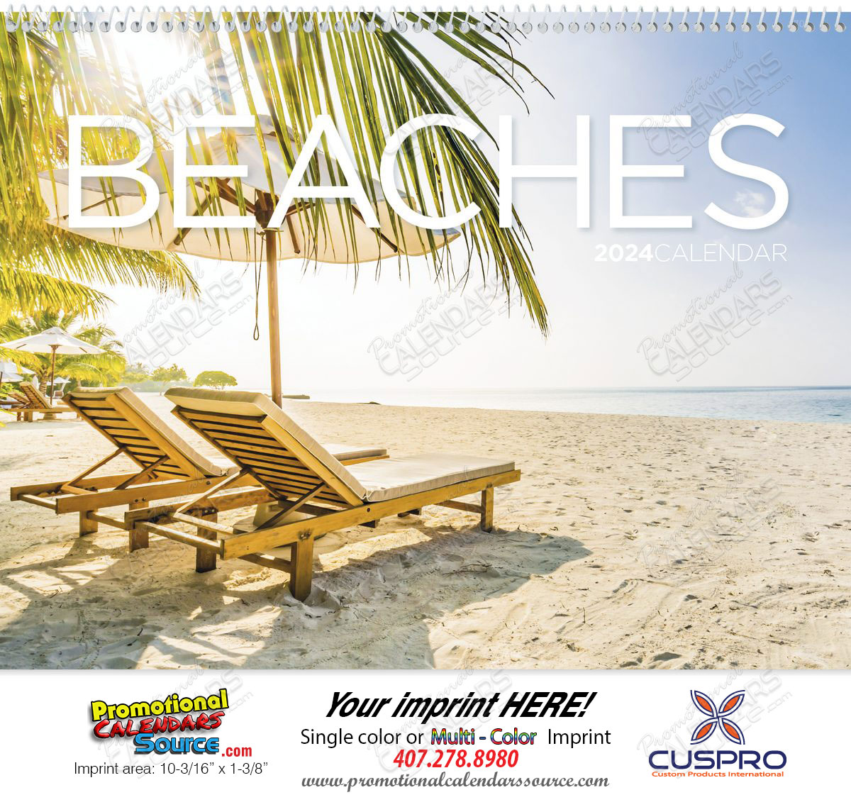 Scenic Beaches Promotional Calendar 