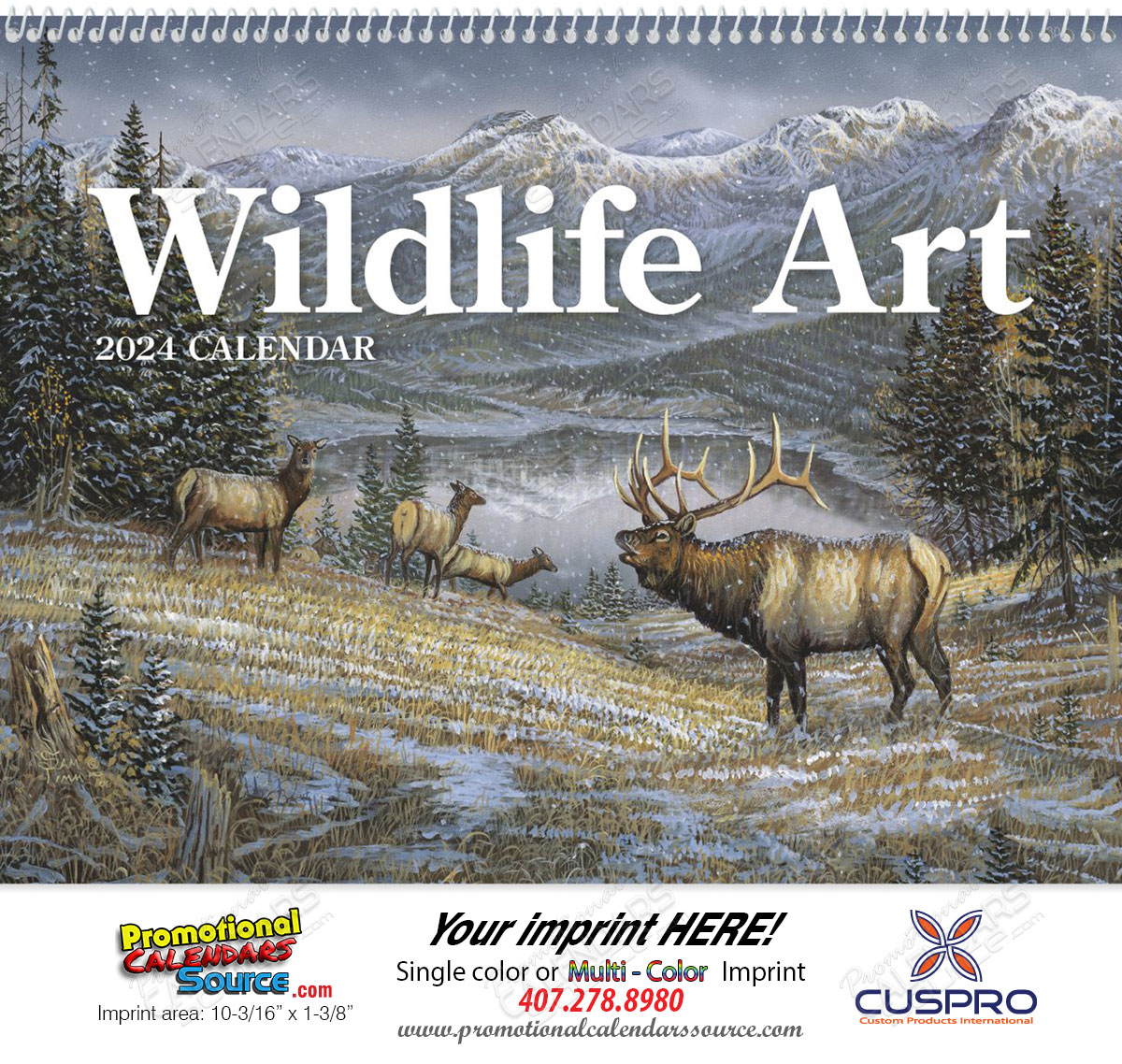 Wildlife Art Calendar Spiral