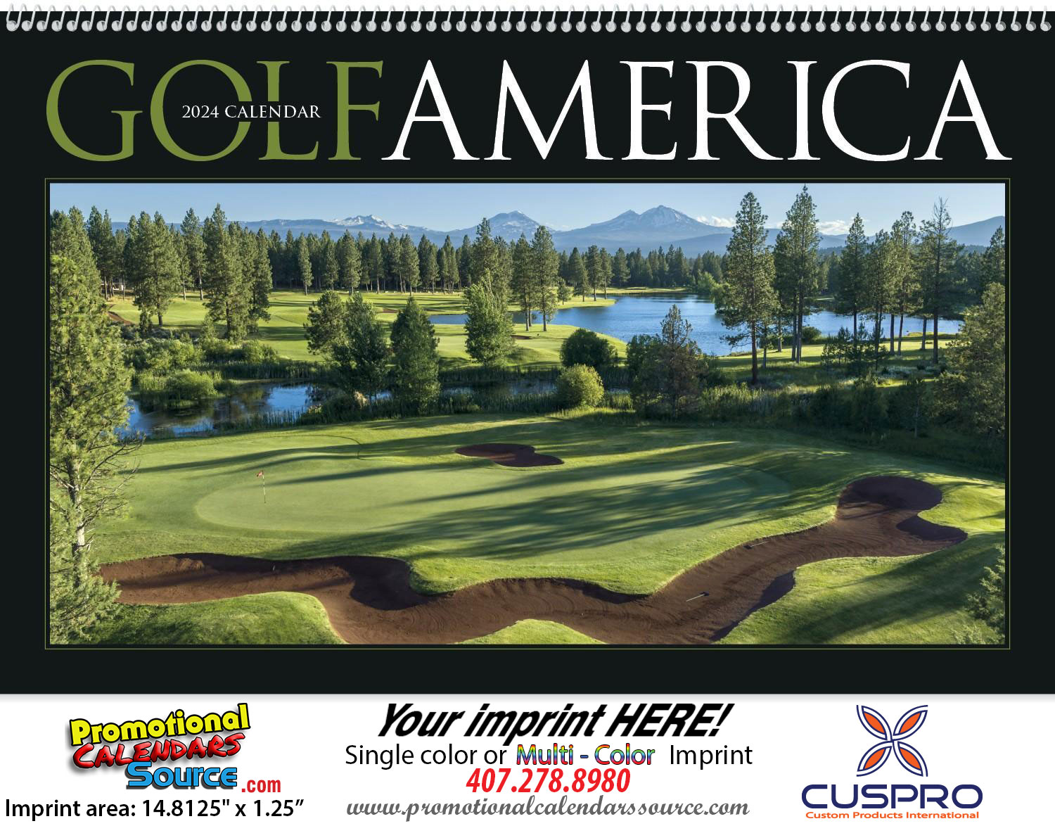 Golf America Promotional Calendar 