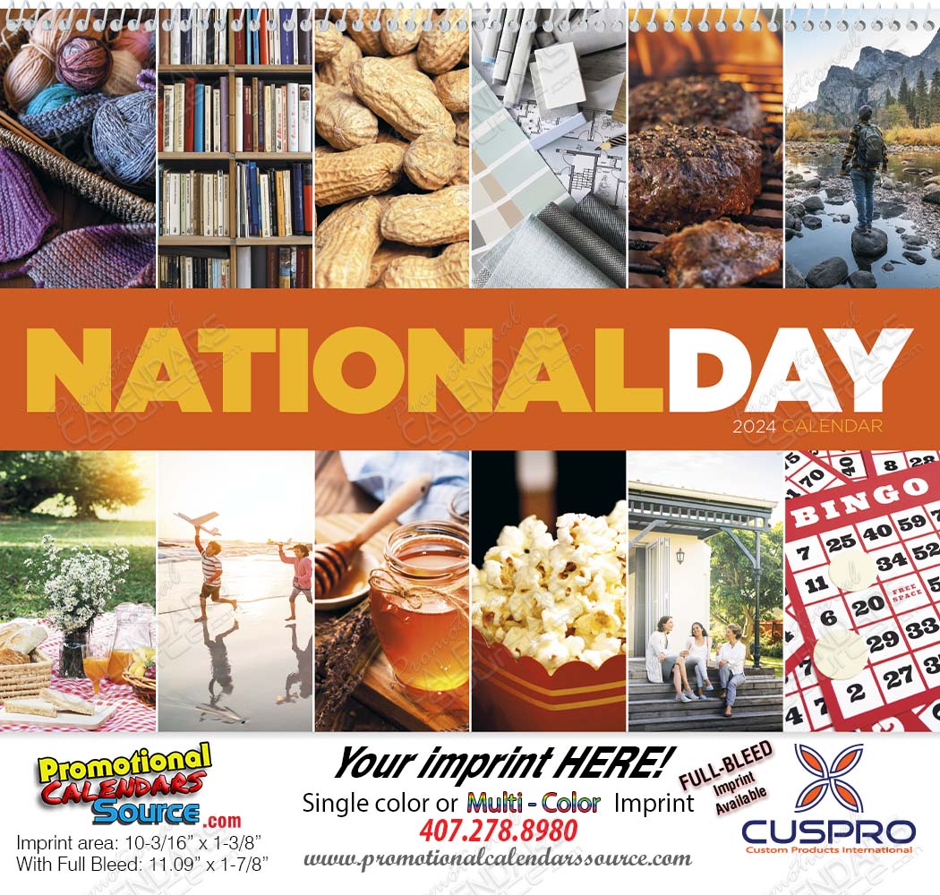 National Day Celebration Promotional Calendar , Spiral