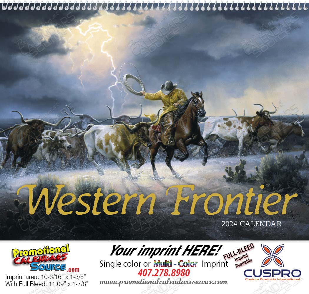 Western Frontier Spiral Calendar