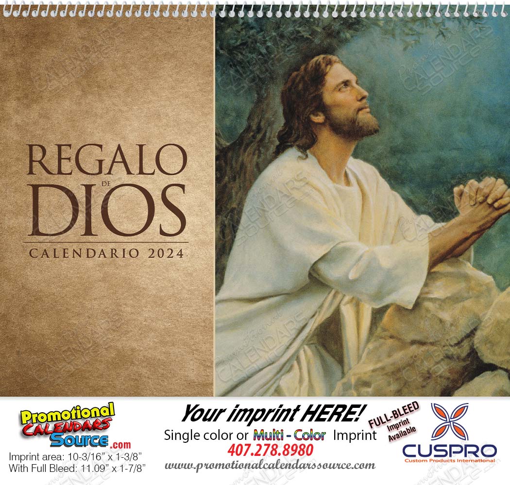 Regalo de Dios wo Funeral Pre-Planning Form Calendar Spanish