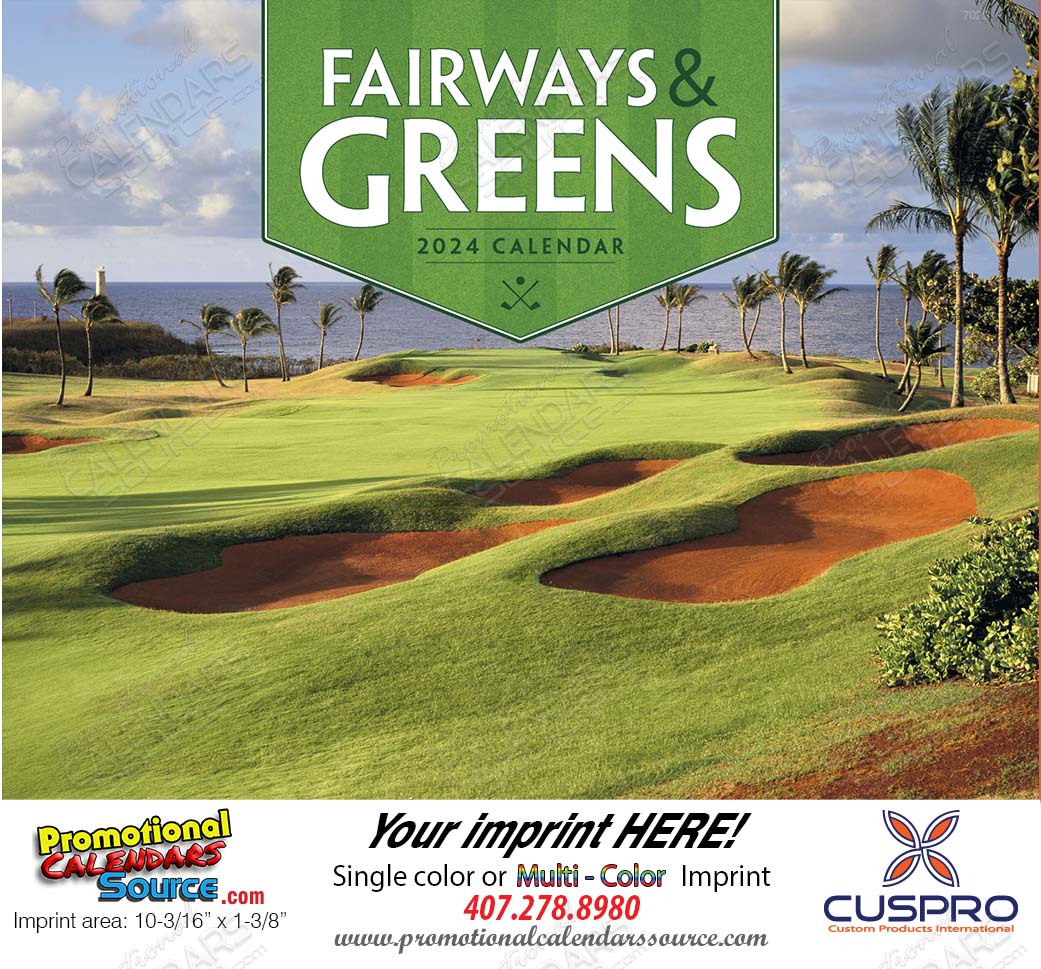 Fairways & Greens - Promotional Calendar  Stapled