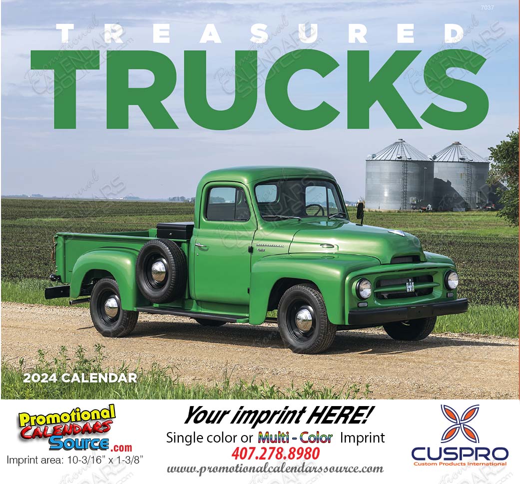 Treasured Trucks - Promotional Calendar, Stapled