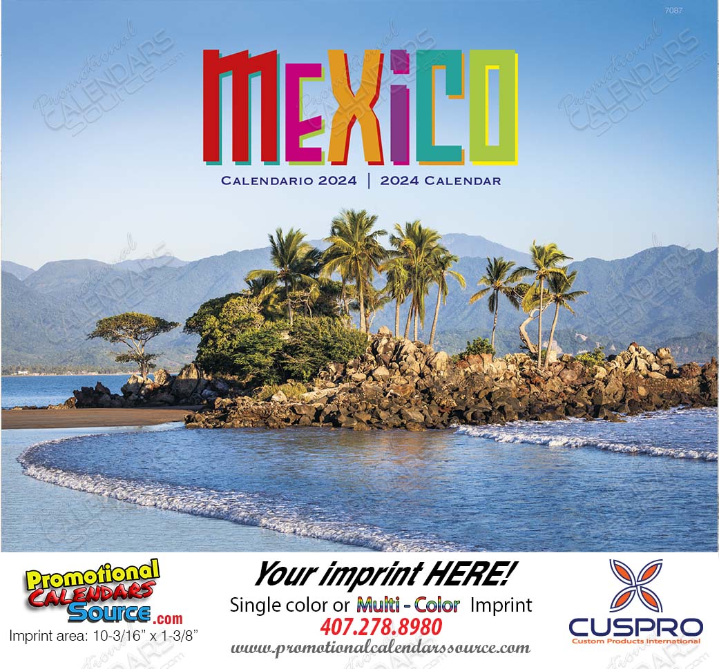 Mexico Promotional Calendar  Stapled