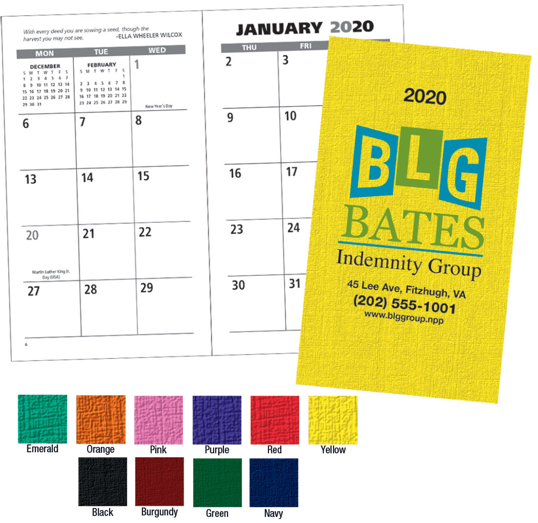 Value Monthly Pocket Planner 