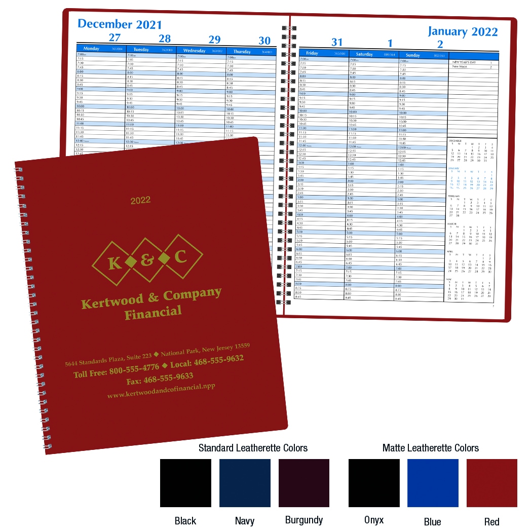 Weekly Time Manager Desk Planner 9x11