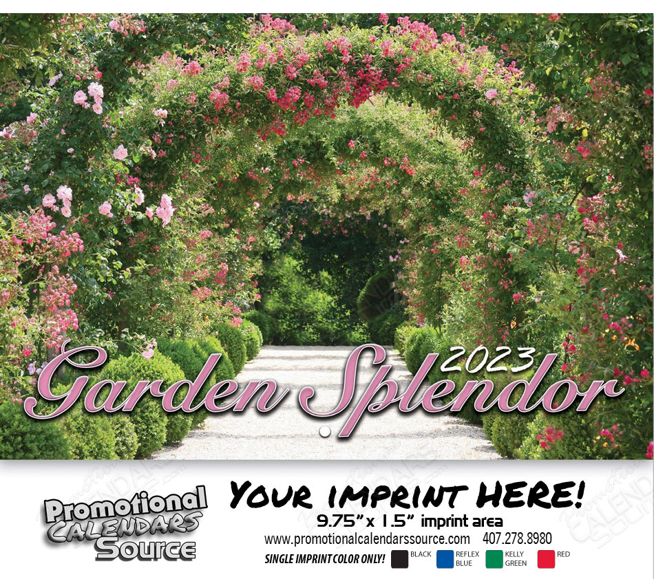 Garden Splendor Wall Calendar  - Stapled