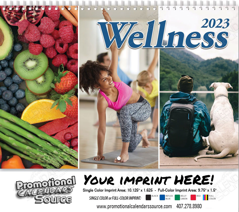 Wellness Wall Calendar  - Spiral