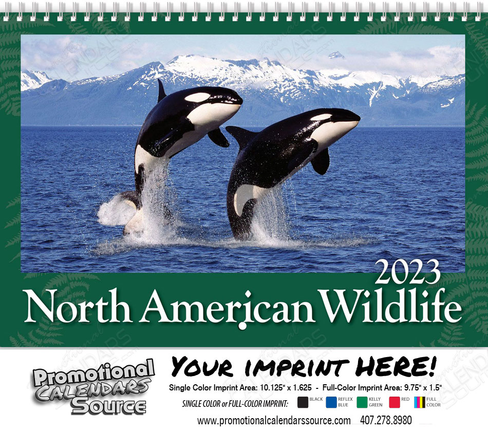 North America Wildlife Wall Calendar  - Spiral