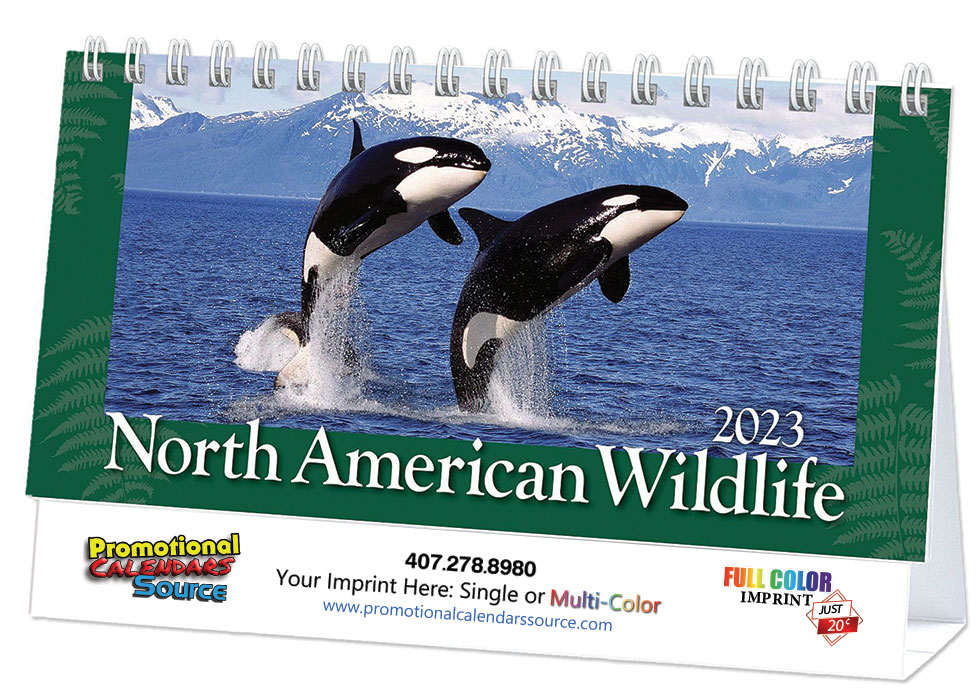 Wildlife Promotional Desk Calendar 