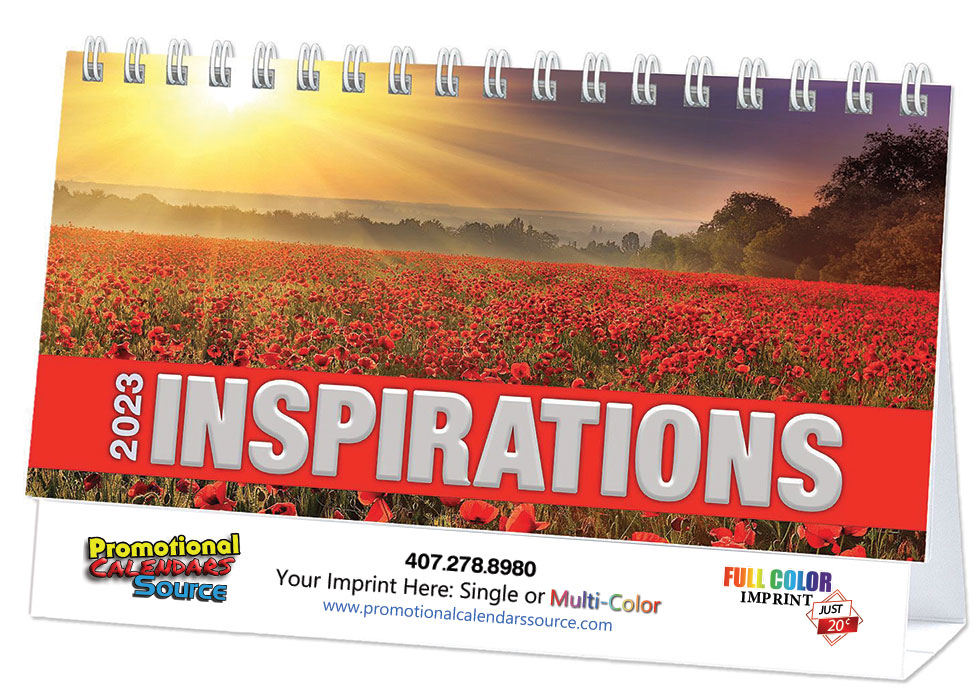 Inspirations Promotional Desk Calendar 