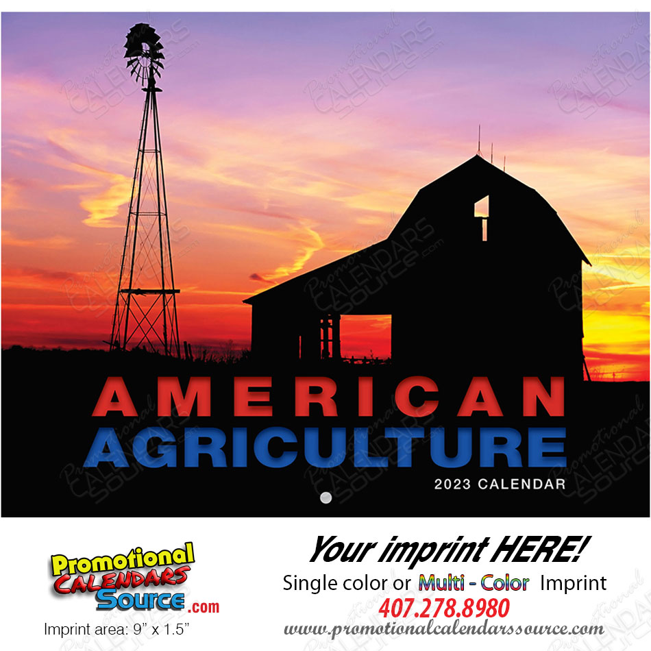 American Agriculture Promotional Calendar 