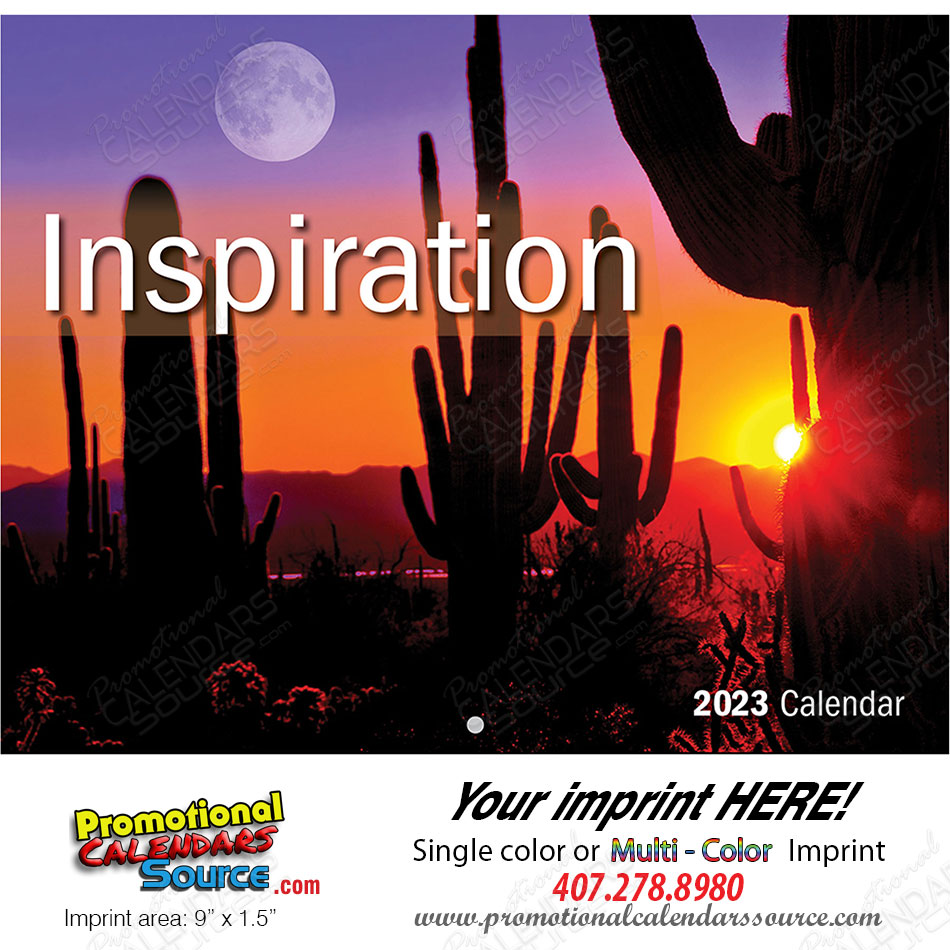 Inspiration Promotional Calendar  - Stapled