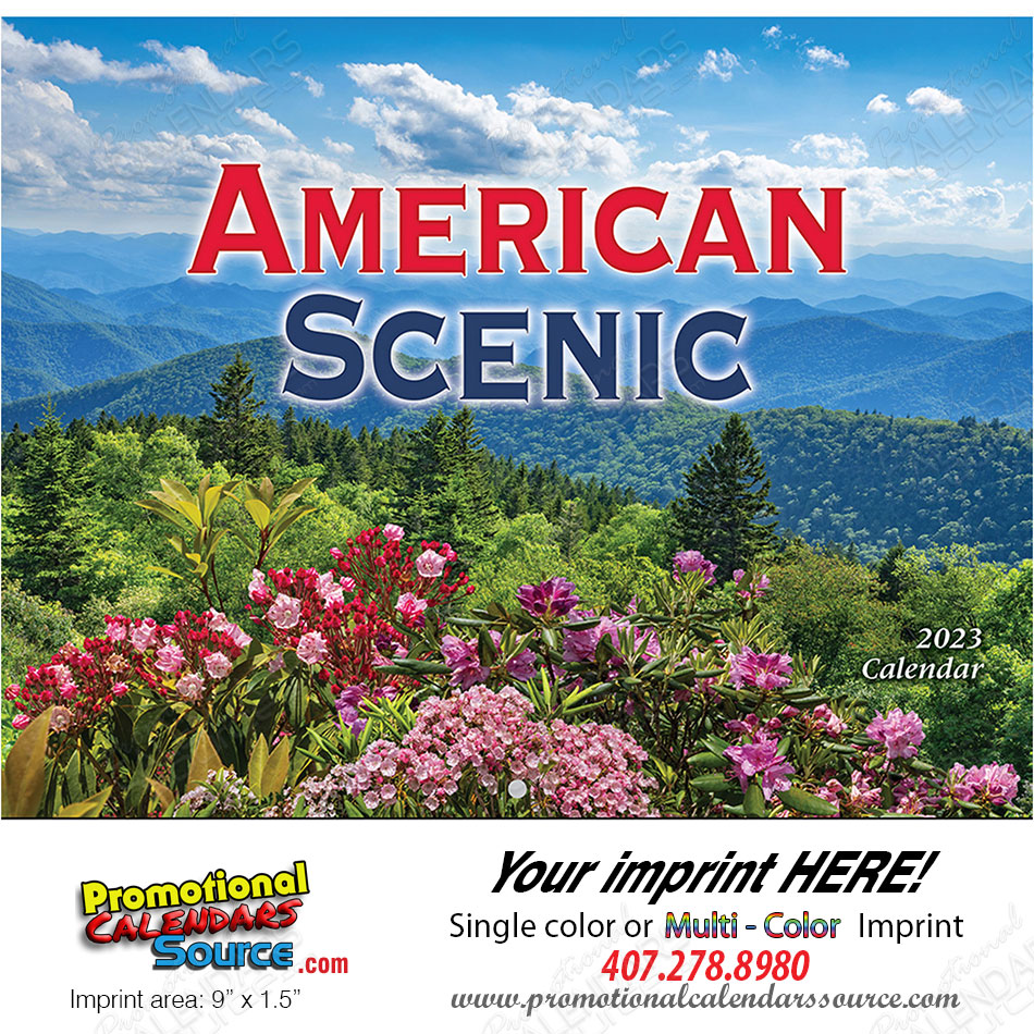 American Scenic Promotional Calendar  - Stapled