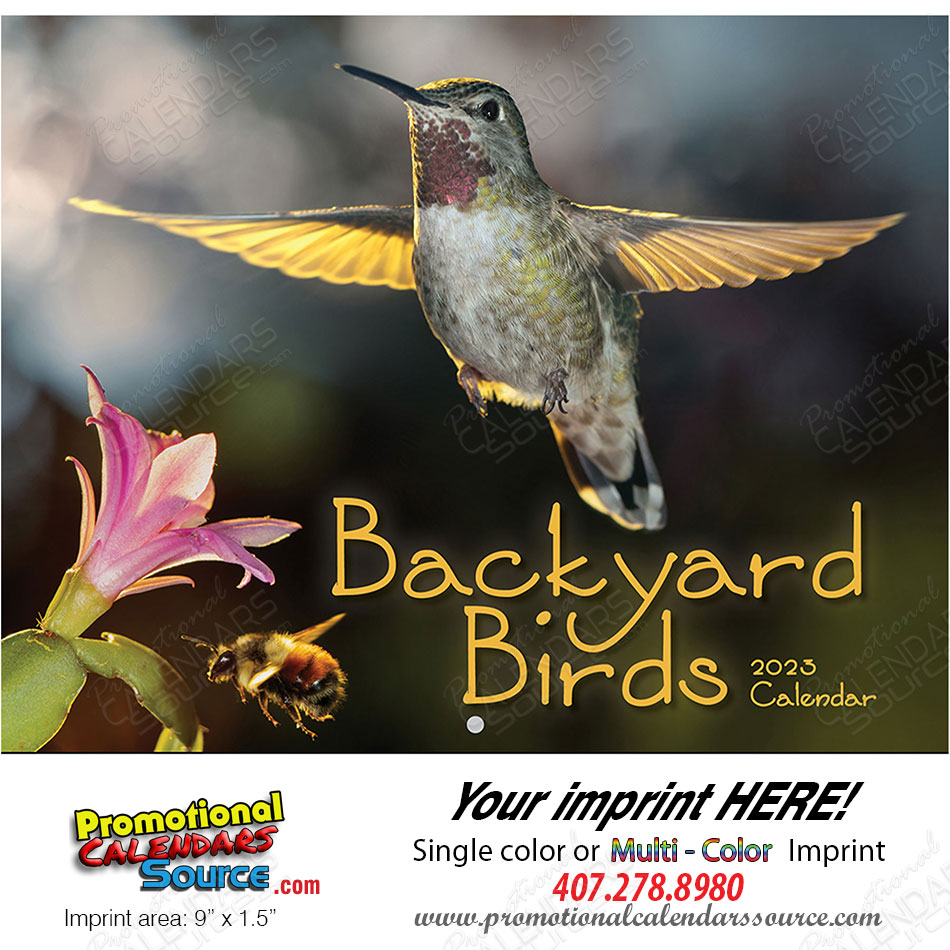 Backyard Birds Promotional Calendar  Stapled