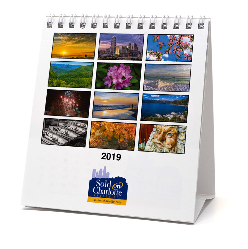 Custom Desk Tent Calendar 4.75x5.25