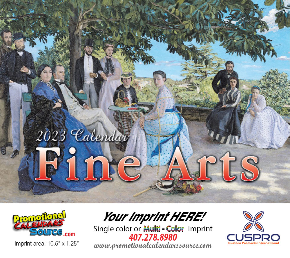 Fine Arts Calendar 2024 - Stapled
