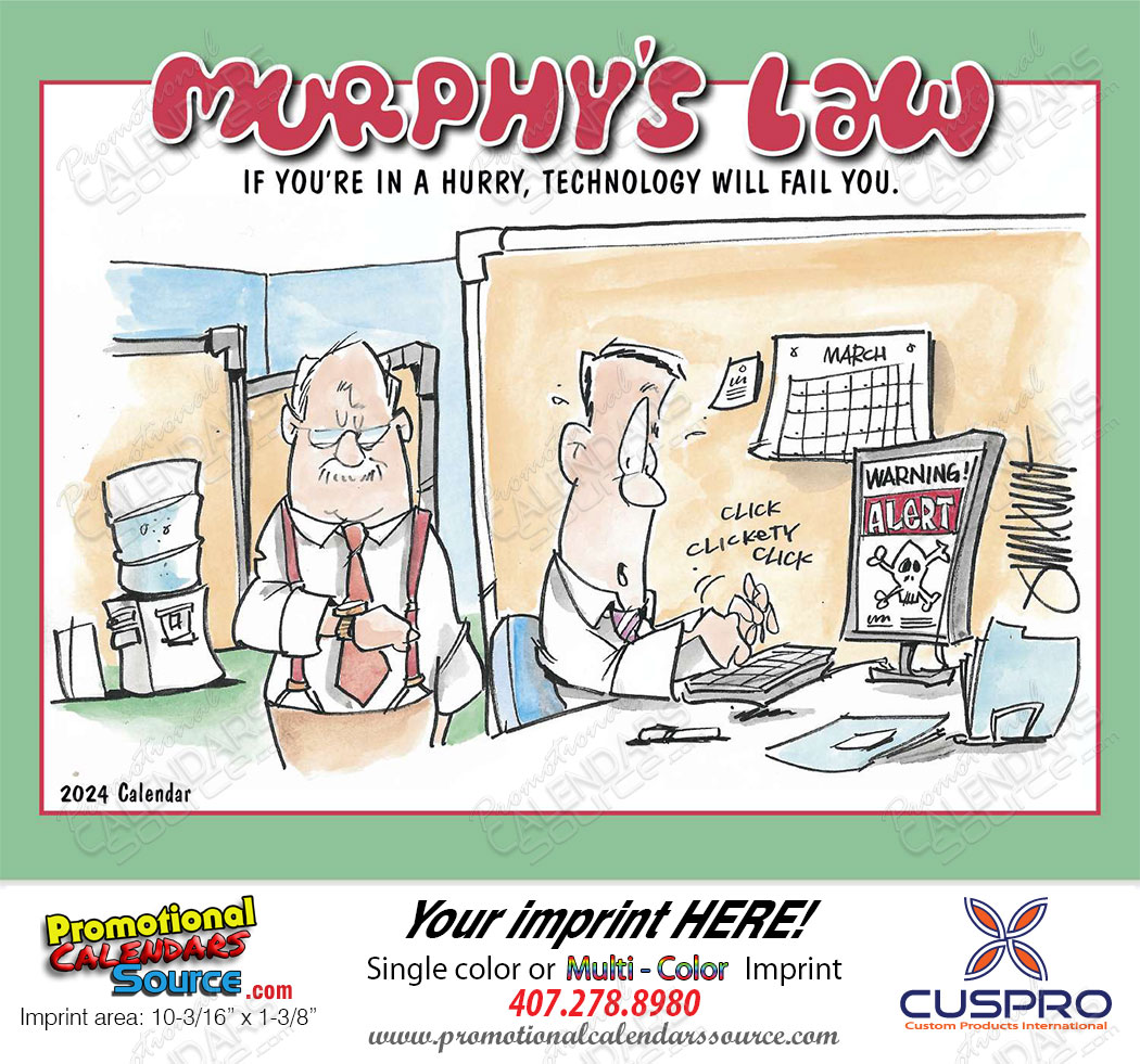 Murphy s Law Promotional Calendar  - Stapled