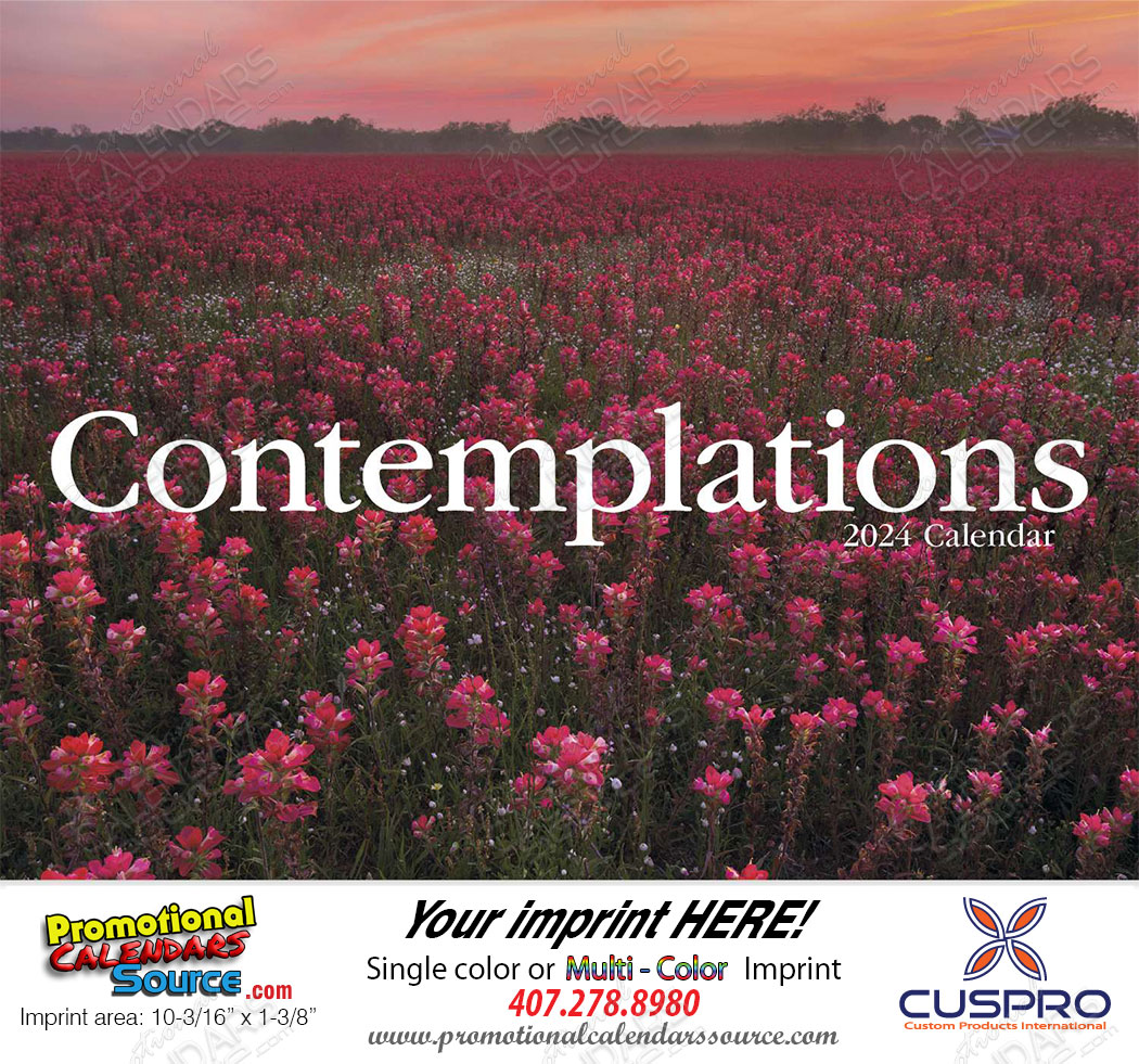 Contemplations Promotional Calendar  Stapled