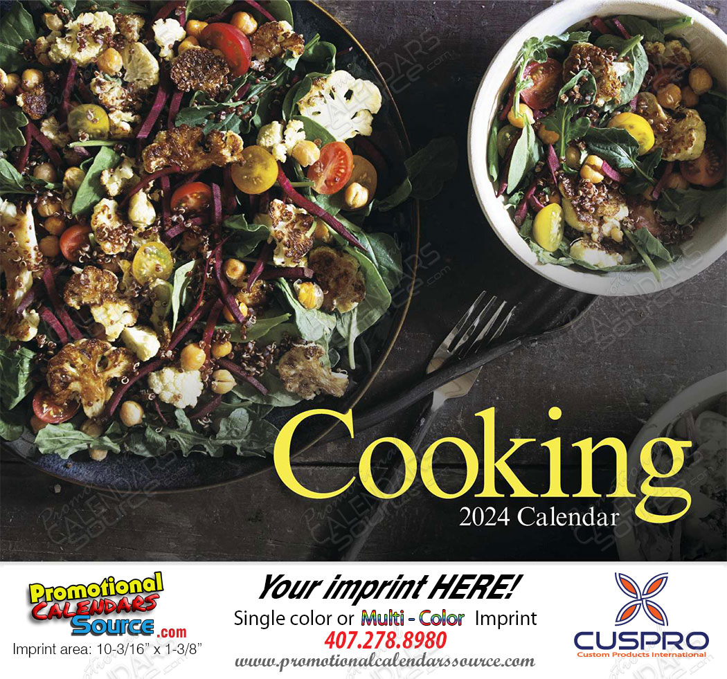 A Taste of Cooking Promotional Calendar  Stapled