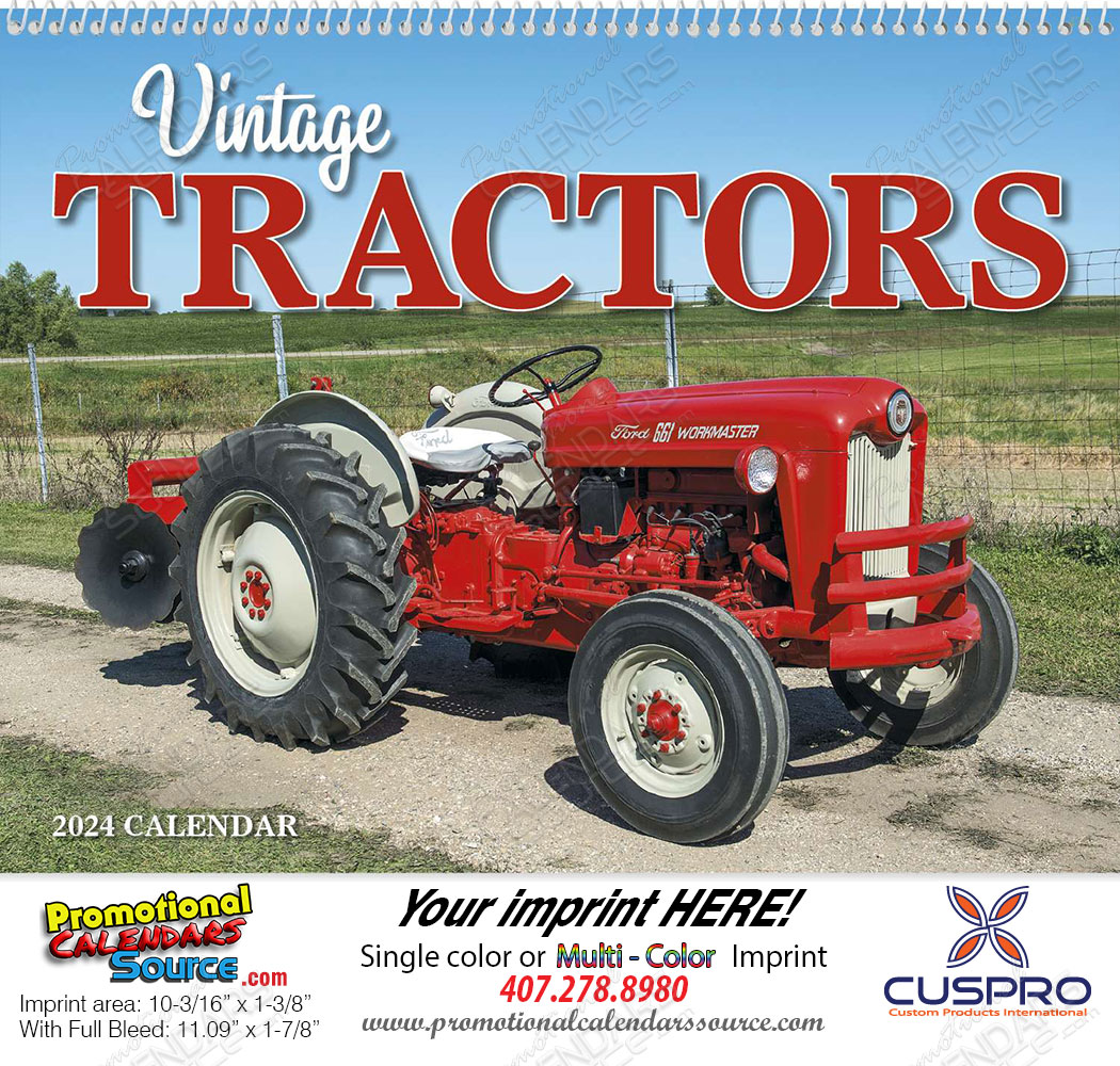 Legendary Tractors Promotional Calendar  - Spiral
