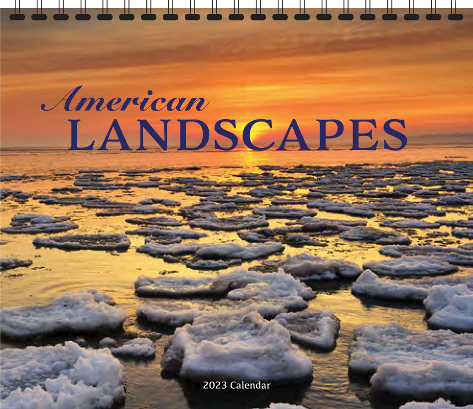 American Landscapes Scenic Wall Calendar, 13.5x24