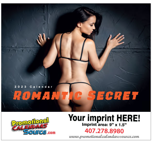 Romantic Secret Sexy Calendar Stapled