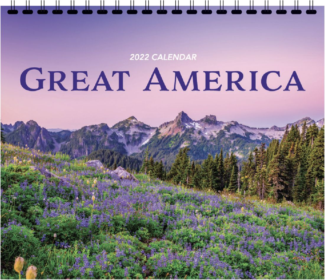 Great America 3 Mont At A Glance Scenic Calendar