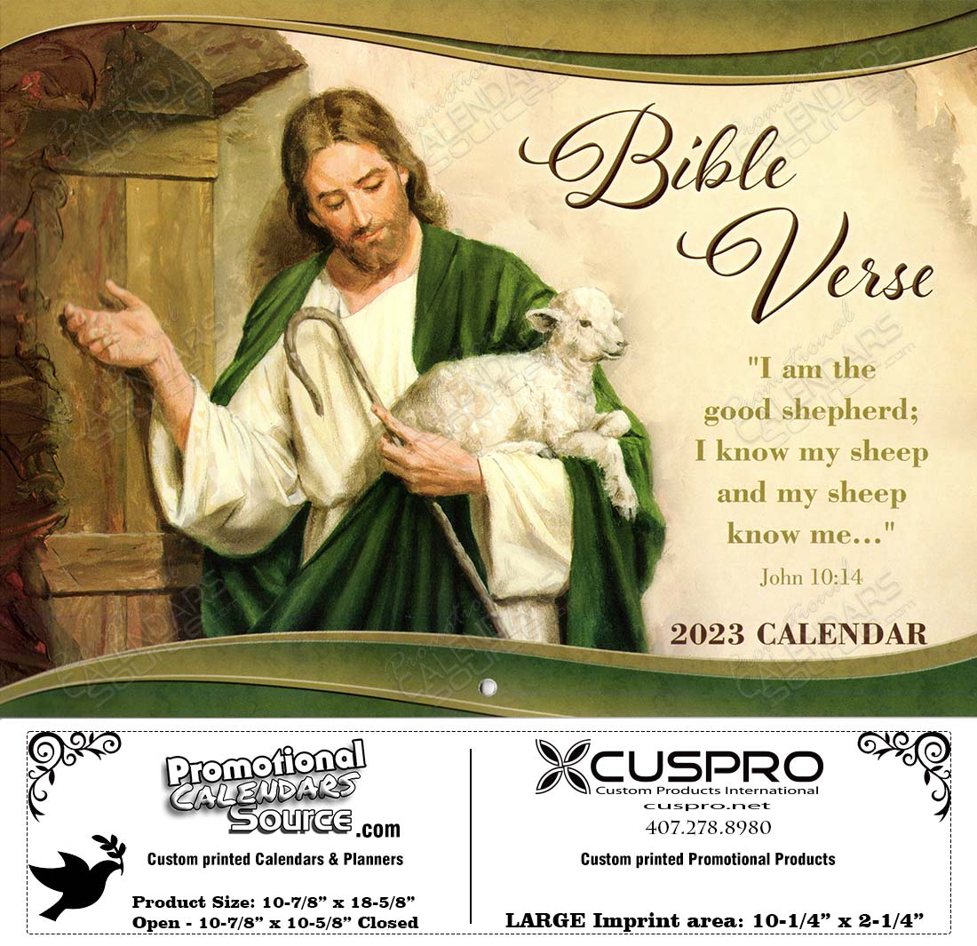 Bible Verse Protestant Calendar 2024, Funeral Preplanning insert option