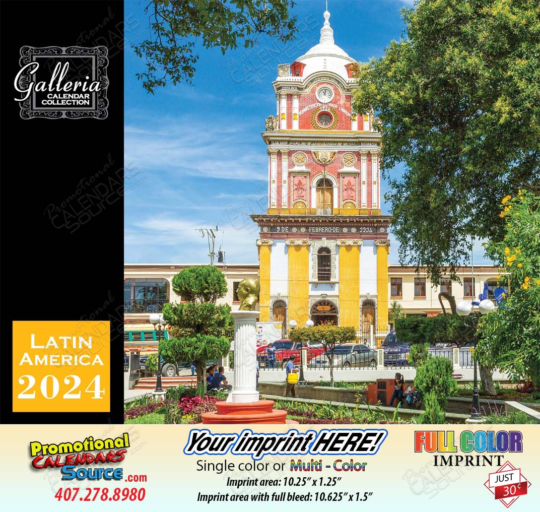 Beauty of Latin America Bilingual Calendar Spanish/English