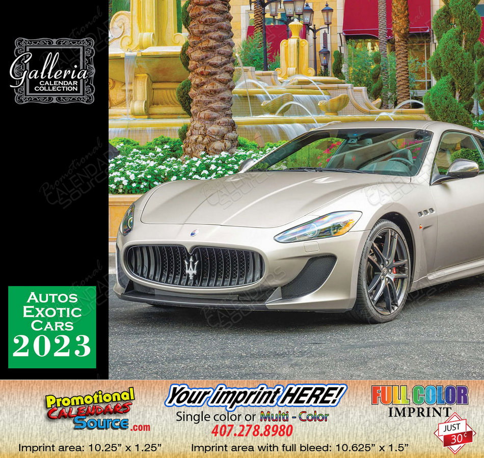 Exotic Cars Calendar English/Spanish 