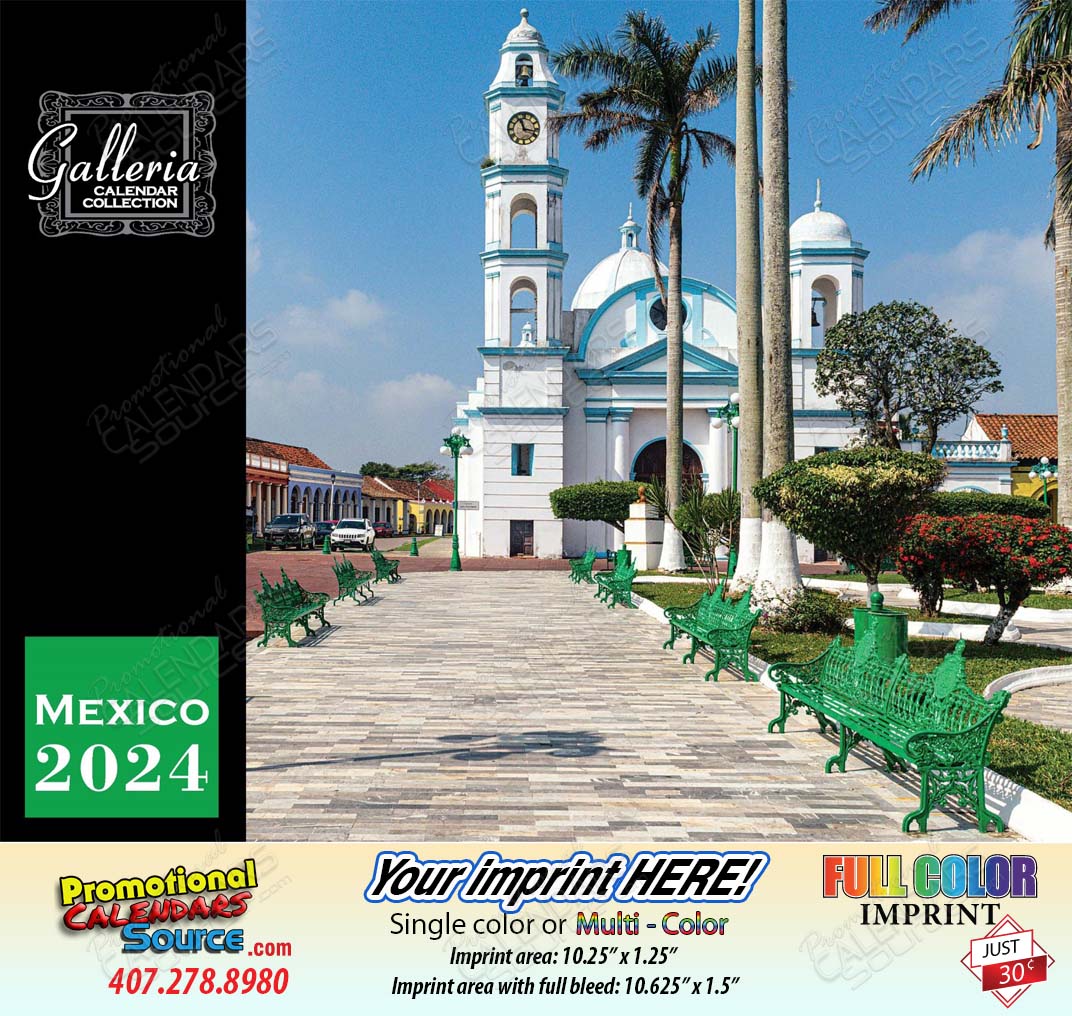 Scenic Mexico Bilingual Spanish/English Calendar 