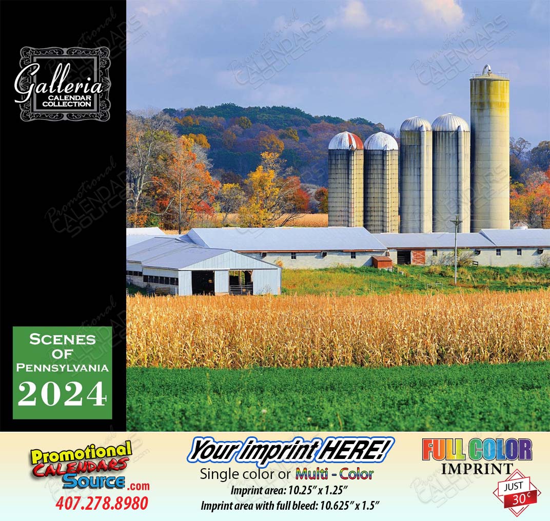 Scenes of Pennsylvania Calendar 