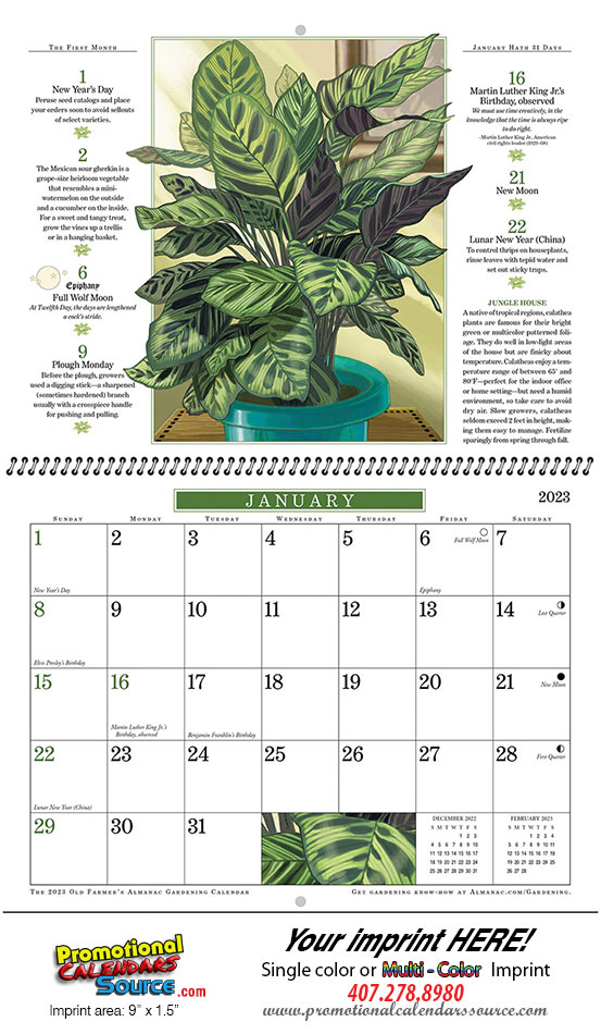 The Old Farmer Almanac Gardening Calendar