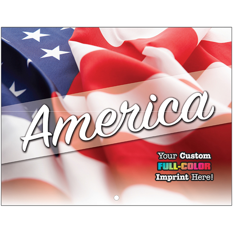 Patriotic Promotional Mini Custom Calendar