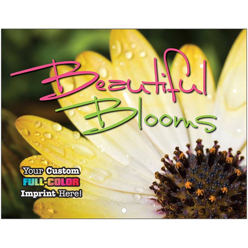 Beautiful Blooms Promotional Mini Custom Calendar