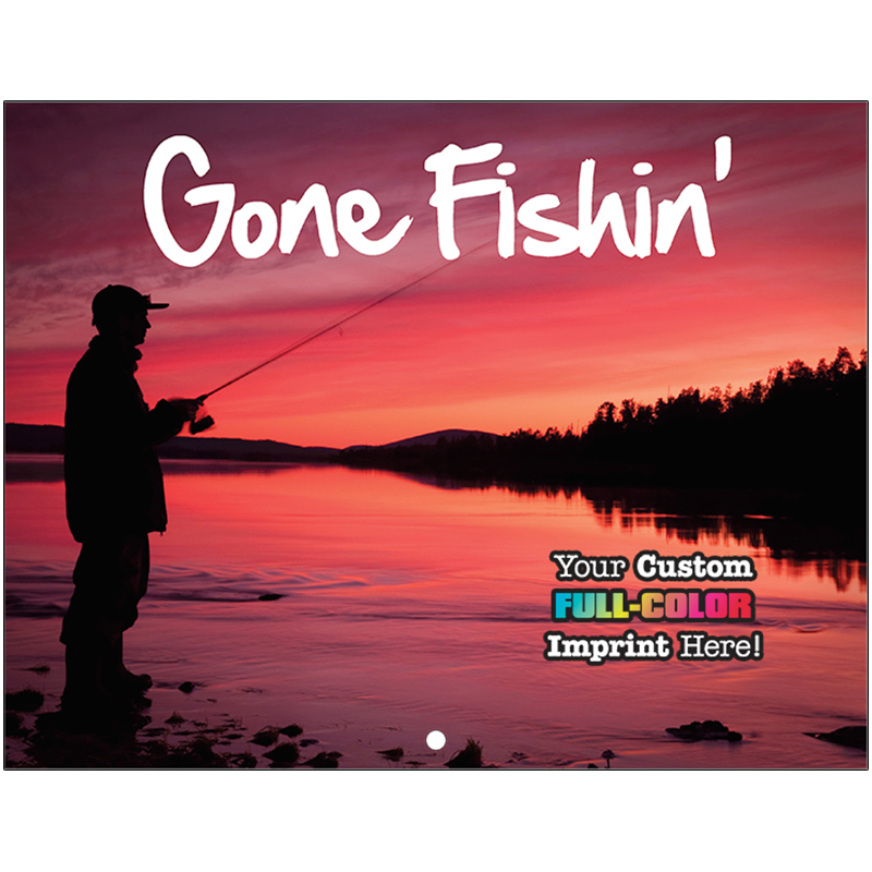 Gone Fishing Promotional Mini Calendar