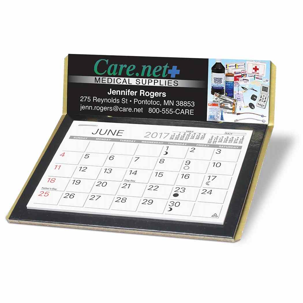 Imperial 4-Color Imprint Desk Calendar