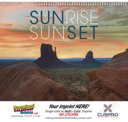 Sunrise Sunset Promotional Calendar 