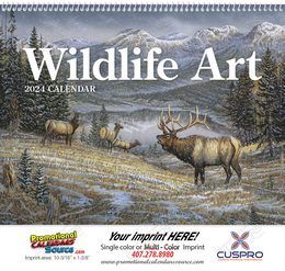 Wildlife Art Promotional Calendar 