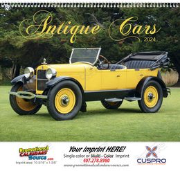 Antique Cars Promotional Calendar 