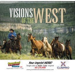 Visions of the West Wall Calendar, Spiral