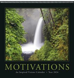 Motivations Promotional Calendar , UV Coated Calendar, Size 12x25