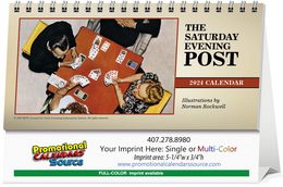 The Saturday Evening Post Promotional Desk Calendar 