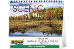 Scenic Moments Large Promotional Desk Calendar 