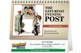 The Saturday Evening Post Large Promotional Desk Calendar 
