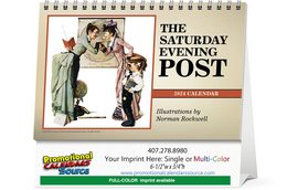 The Saturday Evening Post Large Promotional Desk Calendar 