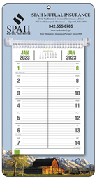 Promotional Bi-Weekly Memo Calendar  - Rural