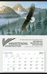 Large Single Image Calendar with Bold Eagle, Size 18x28 | 2024